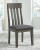 Ashley Hallanden Gray Dining Table and 6 Chairs with Storage