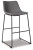 Ashley Centiar Gray Pub Height Bar Stool (Set of 2)