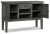 Ashley Hallanden Gray Dining Table and 4 Chairs and Bench with Storage