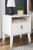 Ashley Aprilyn White Twin Bookcase Headboard with Dresser and 2 Nightstands