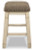 Ashley Bolanburg Two-tone Counter Height Rake-Back Bar Stool (Set of 2)