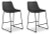 Ashley Centiar White Counter Height Bar Stool (Set of 2)