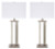 Ashley Aniela Silver Finish Table Lamp (Set of 2)