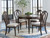 Ashley Lavinton Brown Dining Table and 4 Chairs