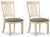 Bolanburg Two-tone 2-Piece Dining Room Chair D647/02(2)