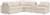 Ashley Modmax Granite 6-Piece Sectional 92104/46(2)/57/64/65/77