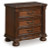 Ashley Lavinton Brown California King Poster Bed, Dresser, Mirror and 2 Nightstands