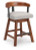 Ashley Ralene Medium Brown Counter Height Barstool (Set of 2)