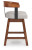 Ashley Ralene Medium Brown Counter Height Barstool (Set of 2)