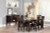 Haddigan Dark Brown Dining Table and 6 Chairs