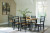Ashley Blondon Brown Black Dining Table and 6 Chairs (Set of 7)