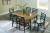 Ashley Blondon Brown Black Dining Table and 6 Chairs (Set of 7)