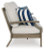 Ashley Rainier Ranch Brown Beige Outdoor Sofa and Loveseat
