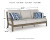 Ashley Rainier Ranch Brown Beige Outdoor Sofa and 2 Chairs with Coffee Table