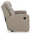 Ashley Lavenhorne Umber Reclining Sofa with Drop Down Table