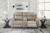 Ashley Lavenhorne Umber Reclining Loveseat with Console