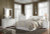 Ashley Anarasia White Queen Sleigh Headboard, Dresser, Mirror and Chest