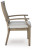 Ashley Rainier Ranch Brown Beige Outdoor Dining Table and 4 Chairs P701/625/602A(2)