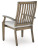 Ashley Rainier Ranch Brown Beige Outdoor Dining Table and 4 Chairs P701/625/602A(2)