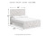 Ashley Cayboni Whitewash Queen Panel Bed with Mirrored Dresser, Chest and 2 Nightstands