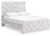 Ashley Cayboni Whitewash Queen Panel Bed and 2 Nightstands
