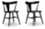 Ashley Gretlynn Black Dining Chair (Set of 2)