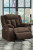 Ashley Greely Bend Chocolate Power Recliner
