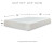 Socalle Light Natural Full Platform Bed with Mattress EB1864/112/M726/21