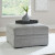Ashley Casselbury Cement 2-Piece Sectional with Ottoman