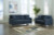 Ashley Bixler Navy Sofa and Loveseat