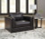 Ashley Amiata Onyx Chair and Ottoman