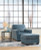 Ashley Cashton Blue Sofa, Loveseat, Chair and Ottoman