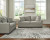 Ashley Amesley Ivory Sofa and Loveseat
