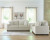 Ashley Amesley Ivory Sofa and Loveseat