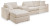 Ashley Modmax Spice 4-Piece Sectional with Ottoman 92102/27/46/64/65/08