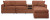 Ashley Modmax Oyster 4-Piece Sectional with Ottoman