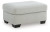 Ashley Amesley Ivory Ottoman