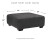 Benchcraft Ambee Slate Oversized Accent Ottoman