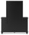 Ashley Lanolee Black California King Panel Bed with Mirrored Dresser