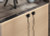Benchcraft Derekson Multi Gray King Panel Bed with Mirrored Dresser, Chest and 2 Nightstands