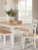 Ashley Gesthaven Natural Brown Dining Table with 4 Chairs and Bench (Set of 6)