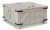 Ashley Carynhurst Whitewash Coffee Table with 2 End Tables