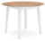 Ashley Gesthaven Natural White Dining Table and 4 Chairs