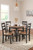 Ashley Gesthaven Natural Blue Dining Table and 4 Chairs
