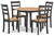 Ashley Gesthaven Natural Blue Dining Table and 4 Chairs