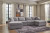 Ashley Modmax Oyster 4-Piece Sectional with Chaise