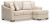 Benchcraft Lango Jute Queen Sofa Chaise Sleeper