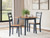 Ashley Gesthaven Natural Brown Dining Table and 2 Chairs