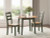 Ashley Gesthaven Natural Green Dining Table and 2 Chairs