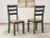 Ashley Gesthaven Natural Green Dining Table and 2 Chairs